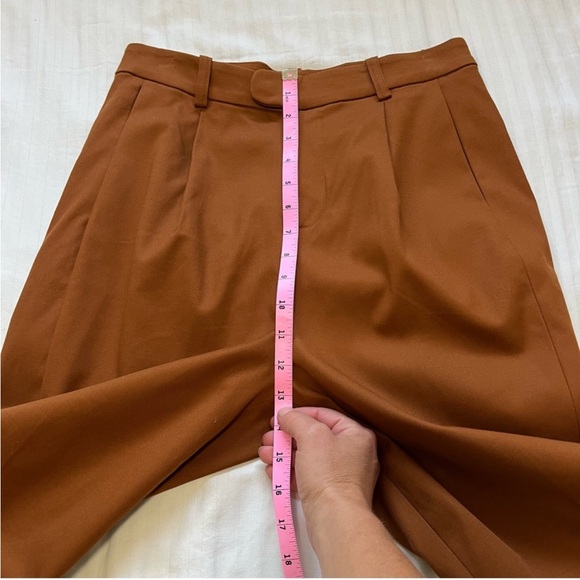 NWT Banana Republic x Harbison High Waist Pleated Safari Suit Pant Brown size 2 - Picture 15 of 16